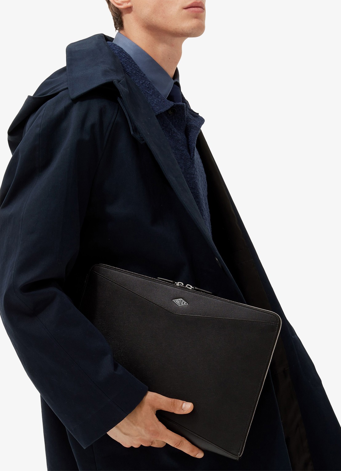 Cartier Cartier Losange clutch van kalfsleer CRL1002636 - voorkant 7 zwart