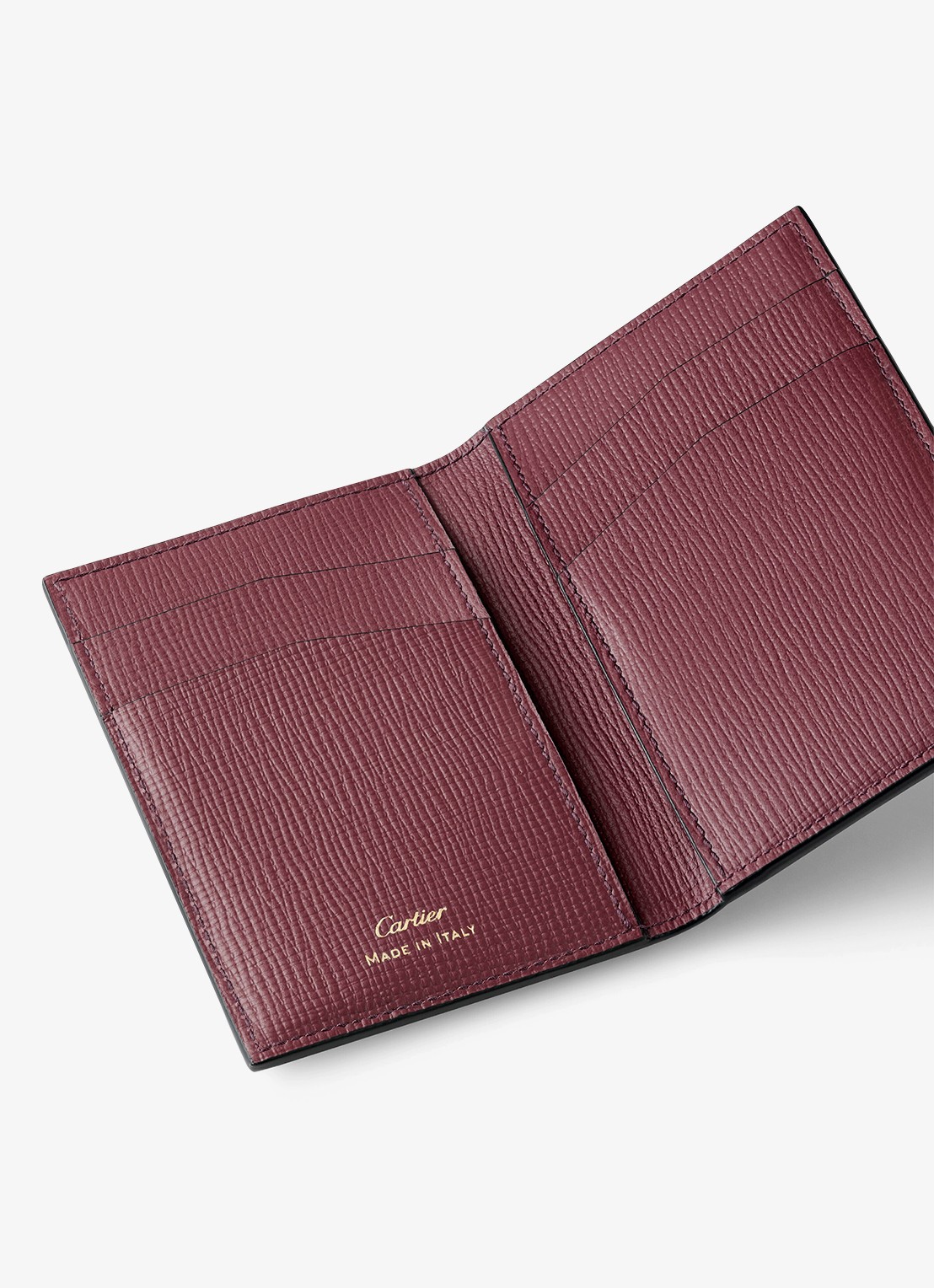 Cartier Cartier Losange pasjeshouder van kalfsleer CRL3002486 - voorkant 3 bordeauxrood