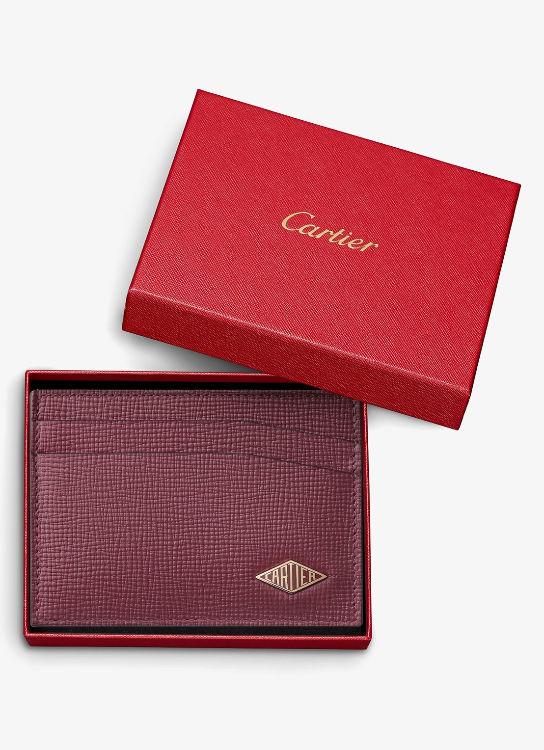 Cartier Cartier Losange pasjeshouder van kalfsleer CRL3002488 - detail 3 bordeauxrood