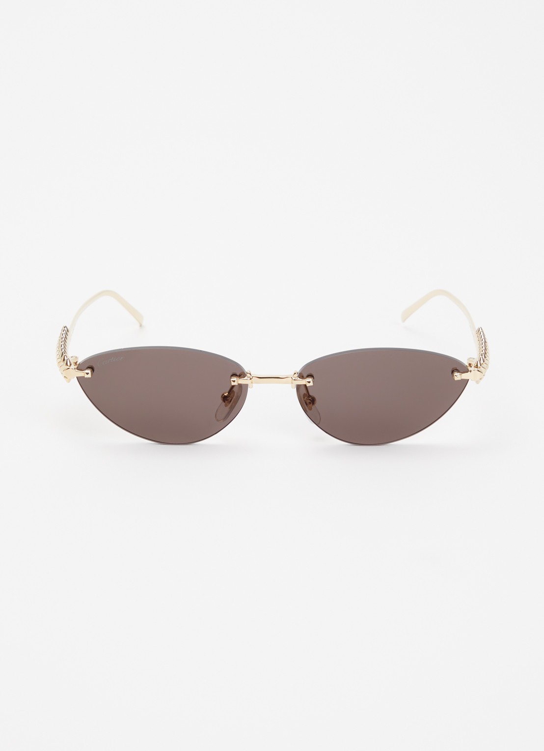 Cartier Cat Eye zonnebril CT0543S - detail goud