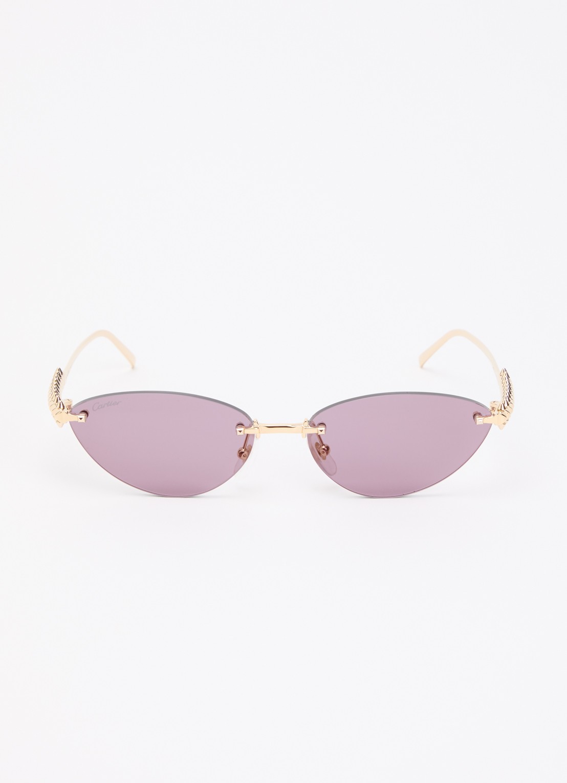 Cartier Cat Eye zonnebril CT0543S - detail goud