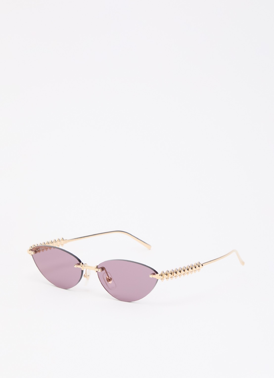 Cartier Cat Eye zonnebril CT0543S - voorkant 3 goud
