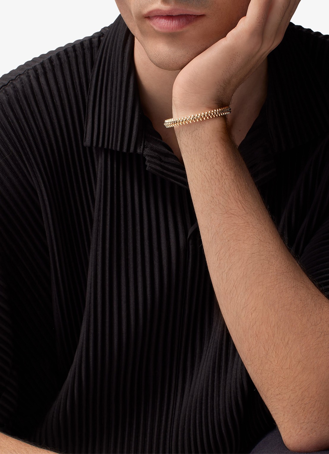 Cartier Clash de Cartier armband, klein model van 18 karaat geelgoud CRB6081317 - achterkant 3 geelgoud