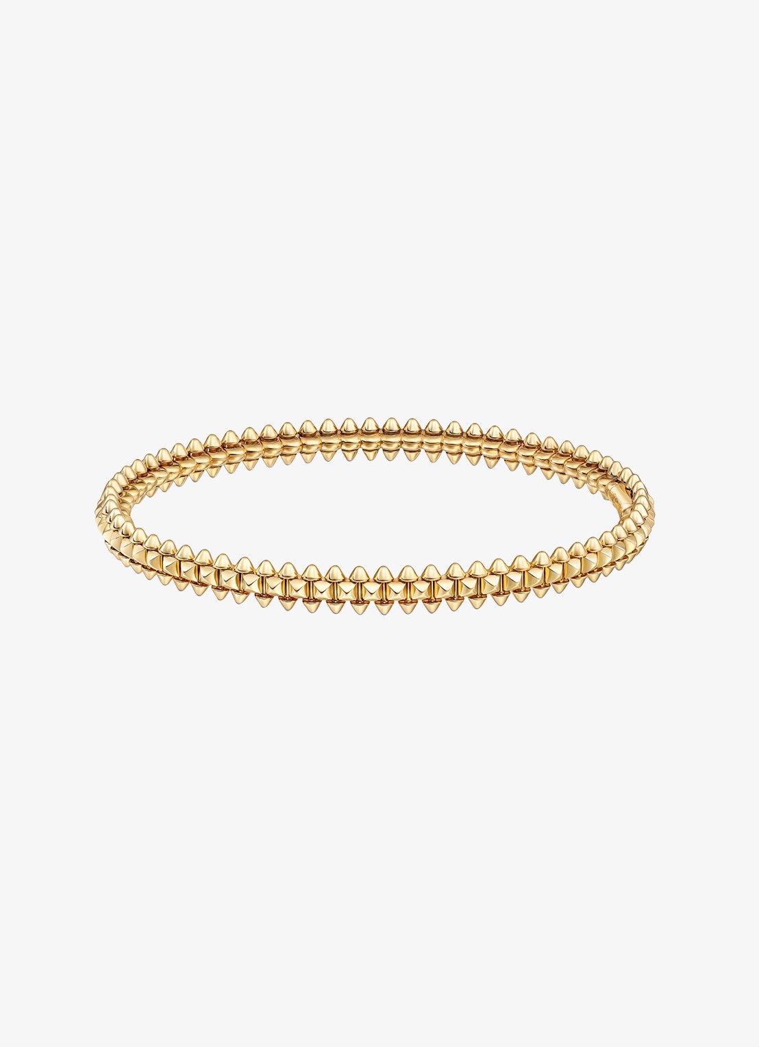 Cartier Clash de Cartier armband, klein model van 18 karaat geelgoud CRB6081317 - voorkant geelgoud