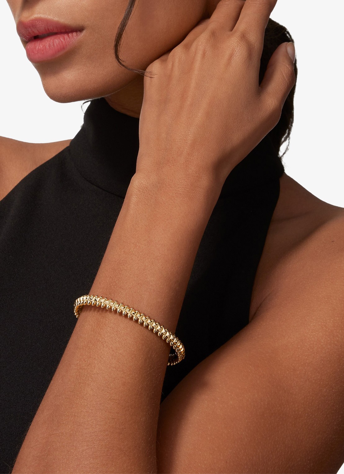 Cartier Clash de Cartier armband, klein model van 18 karaat geelgoud CRB6081317 - voorkant 2 geelgoud
