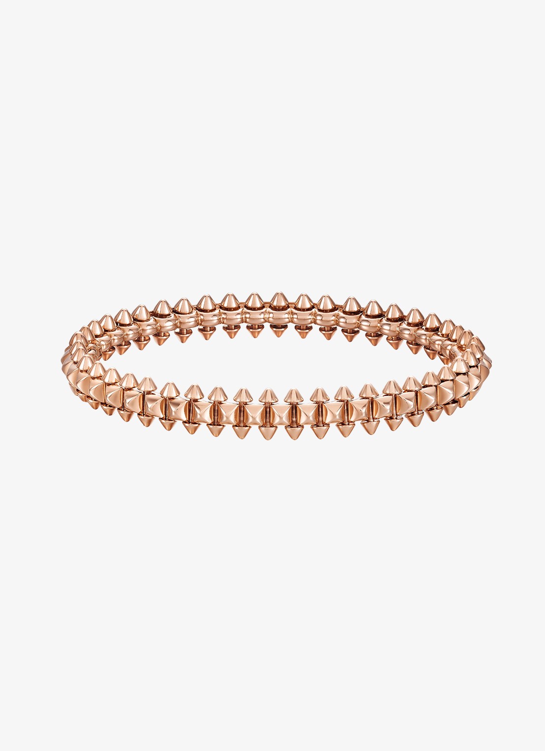 Cartier Clash de Cartier armband medium van 18 karaat roségoud CRB6065217 - voorkant roségoud