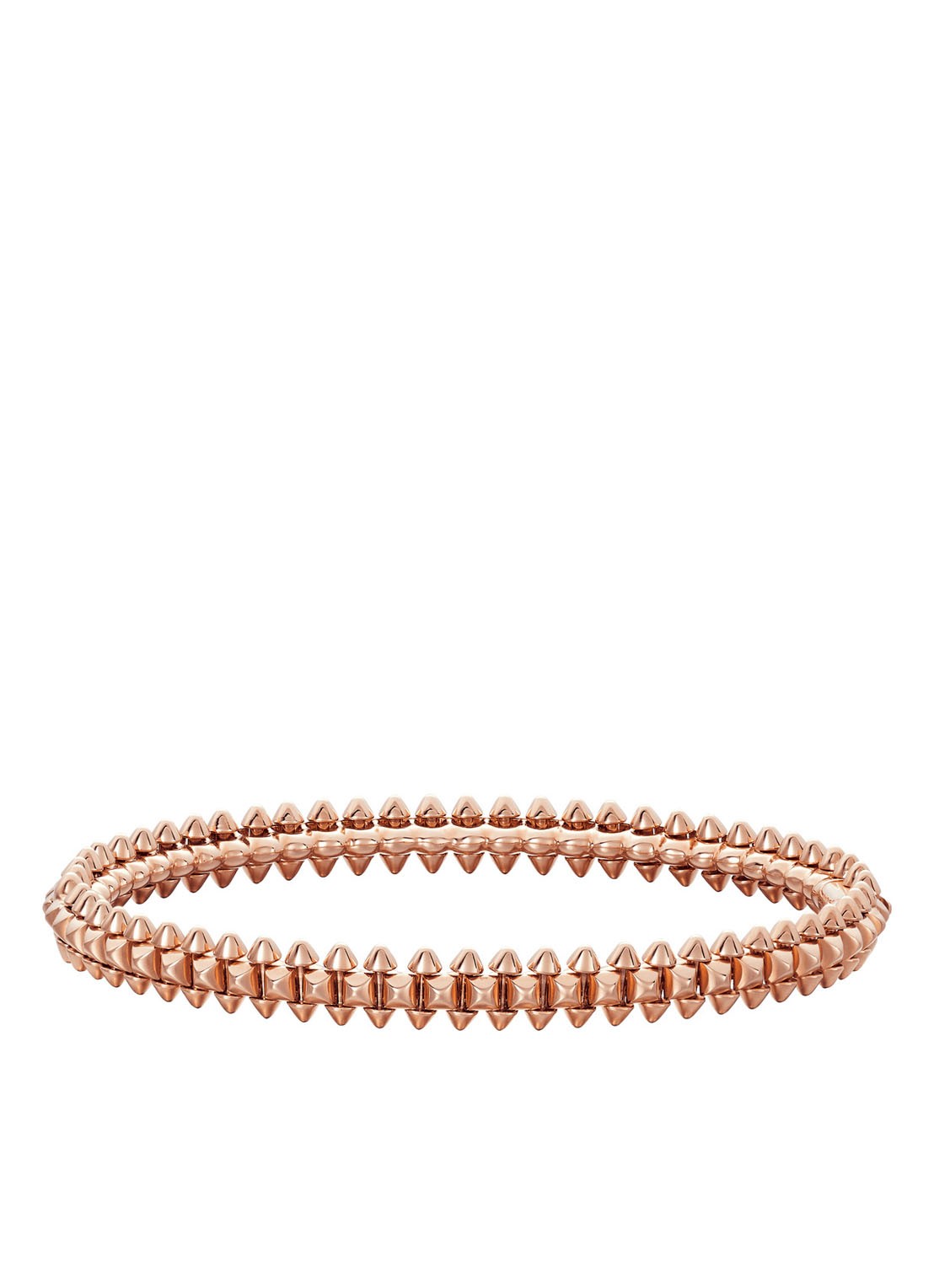 Cartier Clash de Cartier armband, small model van 18 karaat roségoud CRB60651 - voorkant 7 roségoud