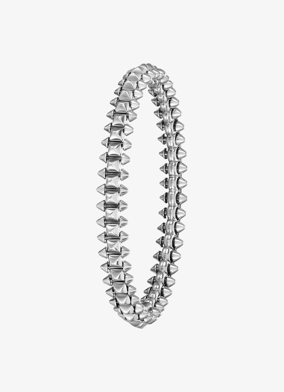 Cartier Clash de Cartier armband van 18 karaat witgoud CRB60657 - detail witgoud