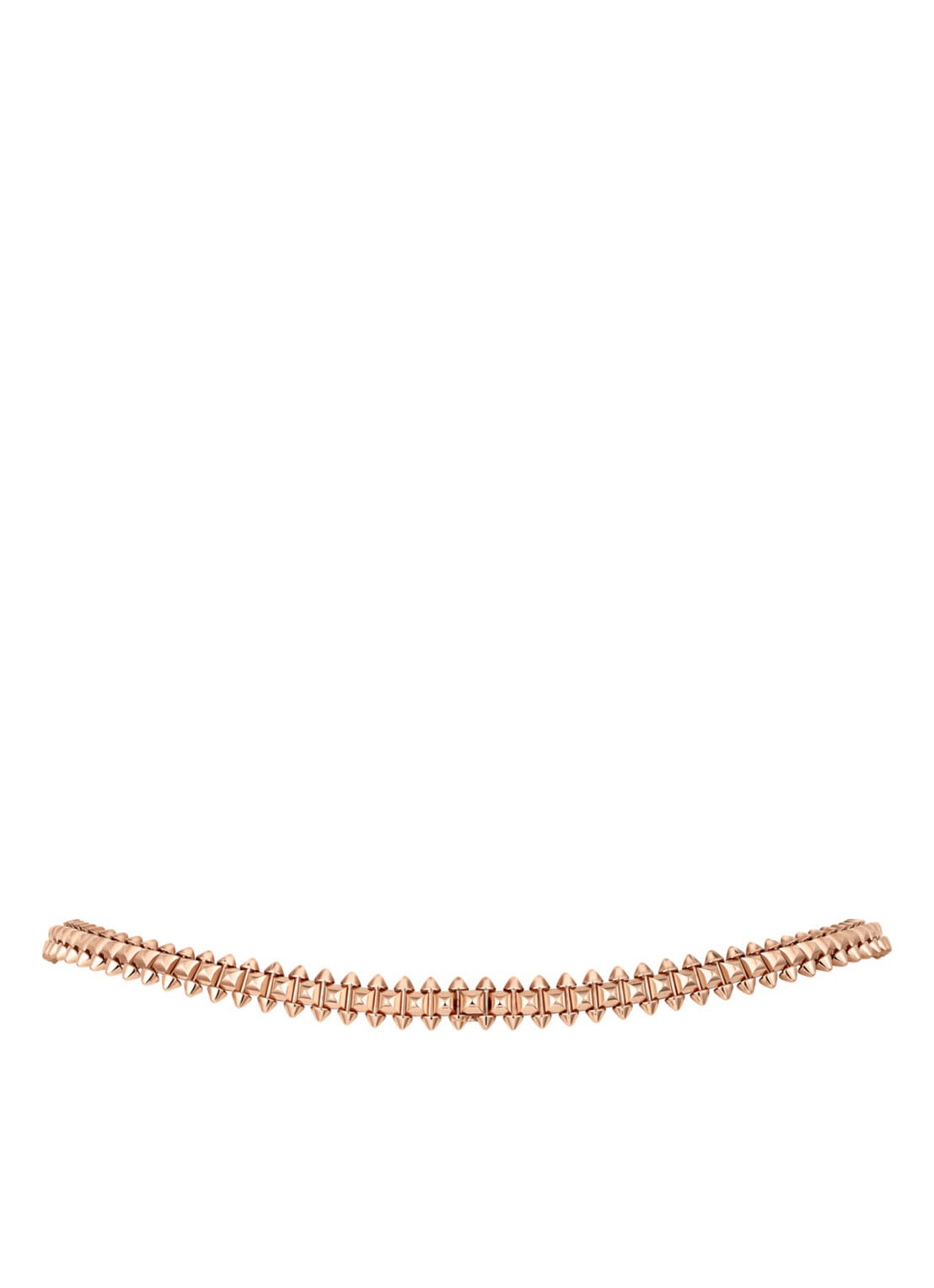 Cartier Clash de Cartier ketting medium van 18k roségoud CRN7424400 - detail roségoud