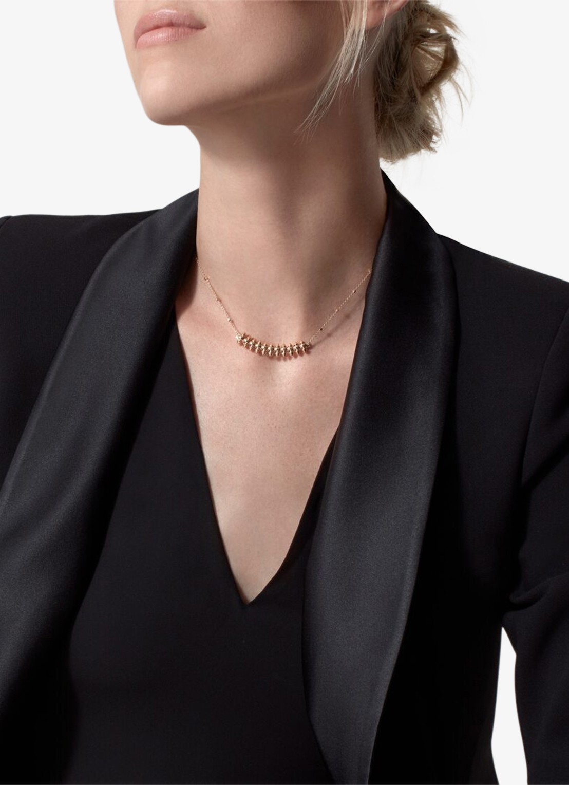 Cartier Clash de Cartier ketting van 18 karaat roségoud CRB7224745  - voorkant 7 roségoud