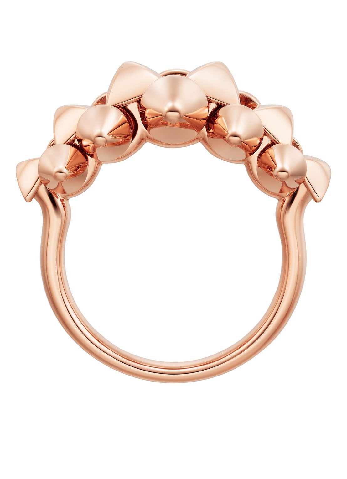 Cartier Clash de Cartier large ring van 18 karaat roségoud CRB4235300 - voorkant 2 roségoud