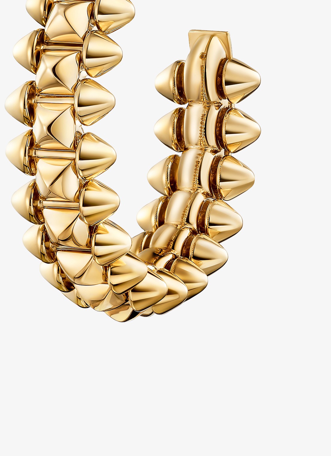Cartier Clash de Cartier oorringen, klein model van 18 karaat geelgoud CRB8301490 - detail 4 geelgoud