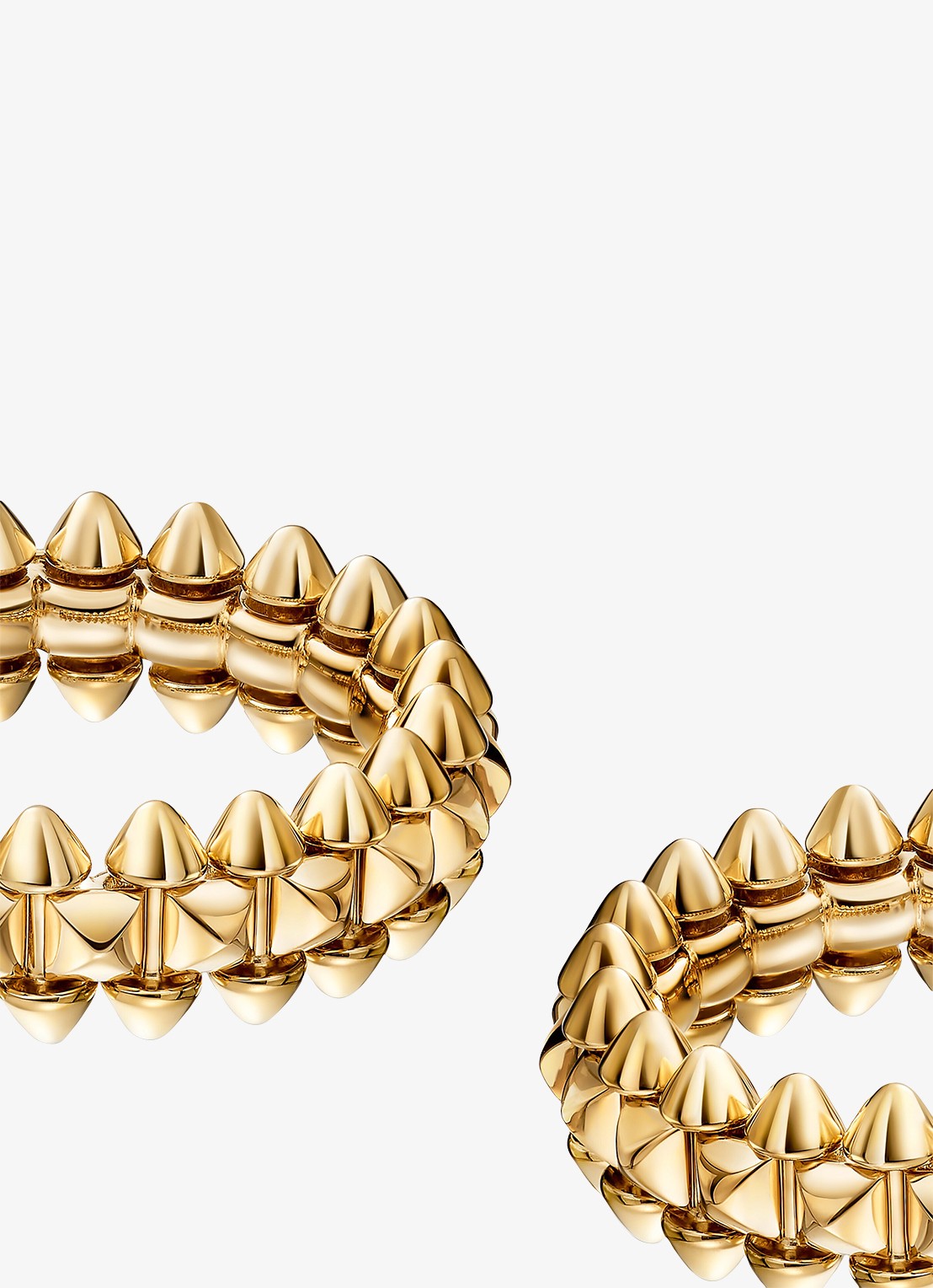 Cartier Clash de Cartier oorringen, klein model van 18 karaat geelgoud CRB8301490 - detail 5 geelgoud