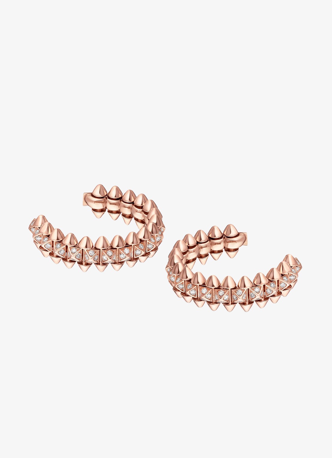 Cartier Clash de Cartier oorringen, klein model van 18 karaat roségoud met 0.51 ct diamant CRN8515239 - detail 6 roségoud