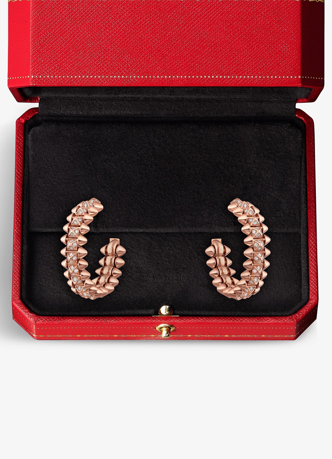 Cartier Clash de Cartier oorringen, klein model van 18 karaat roségoud met 0.51 ct diamant CRN8515239 - detail 7 roségoud