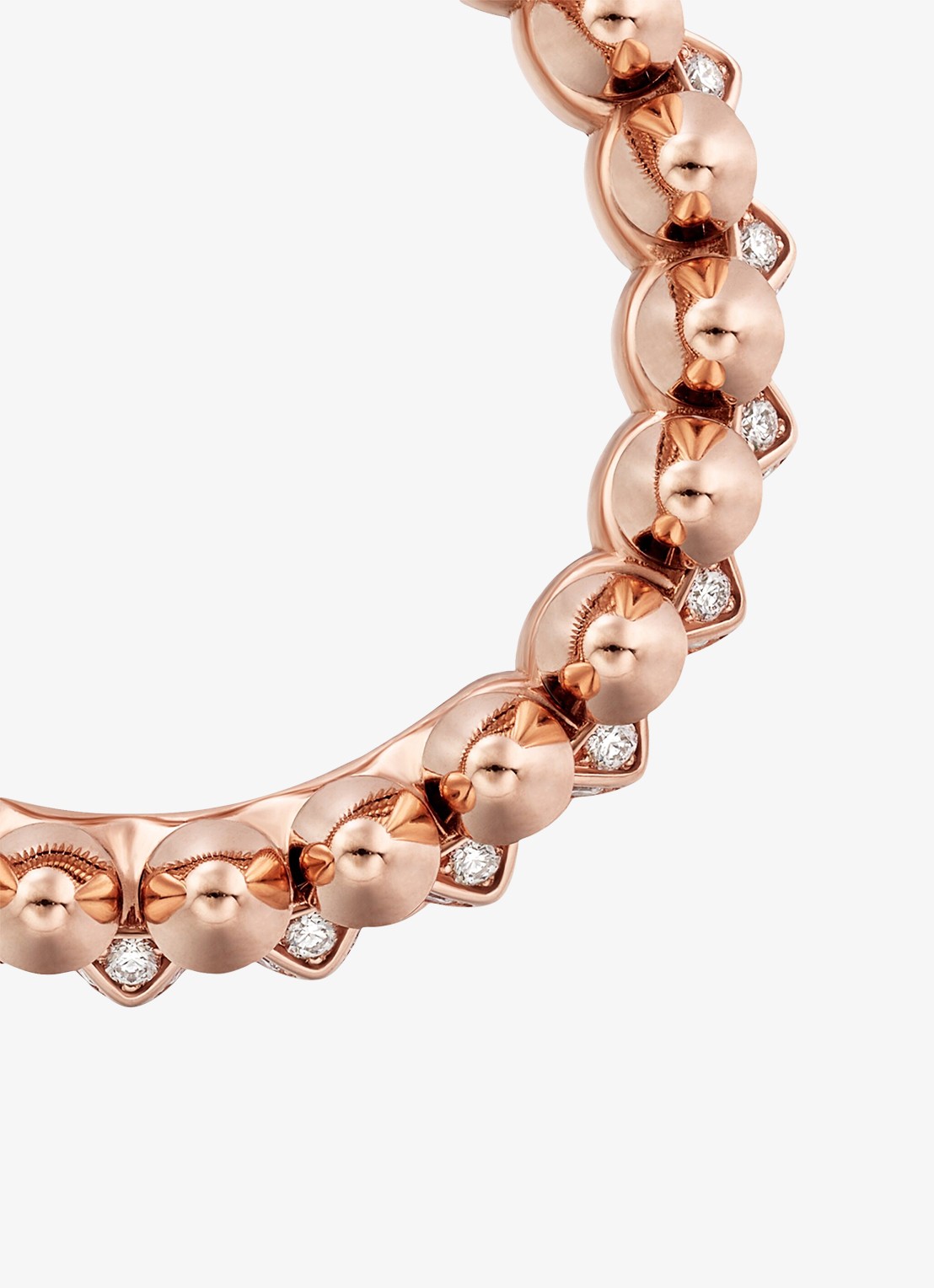 Cartier Clash de Cartier ring, klein model van 18 karaat roségoud met 0.31 ct diamant CRN4796100 - detail 5 roségoud