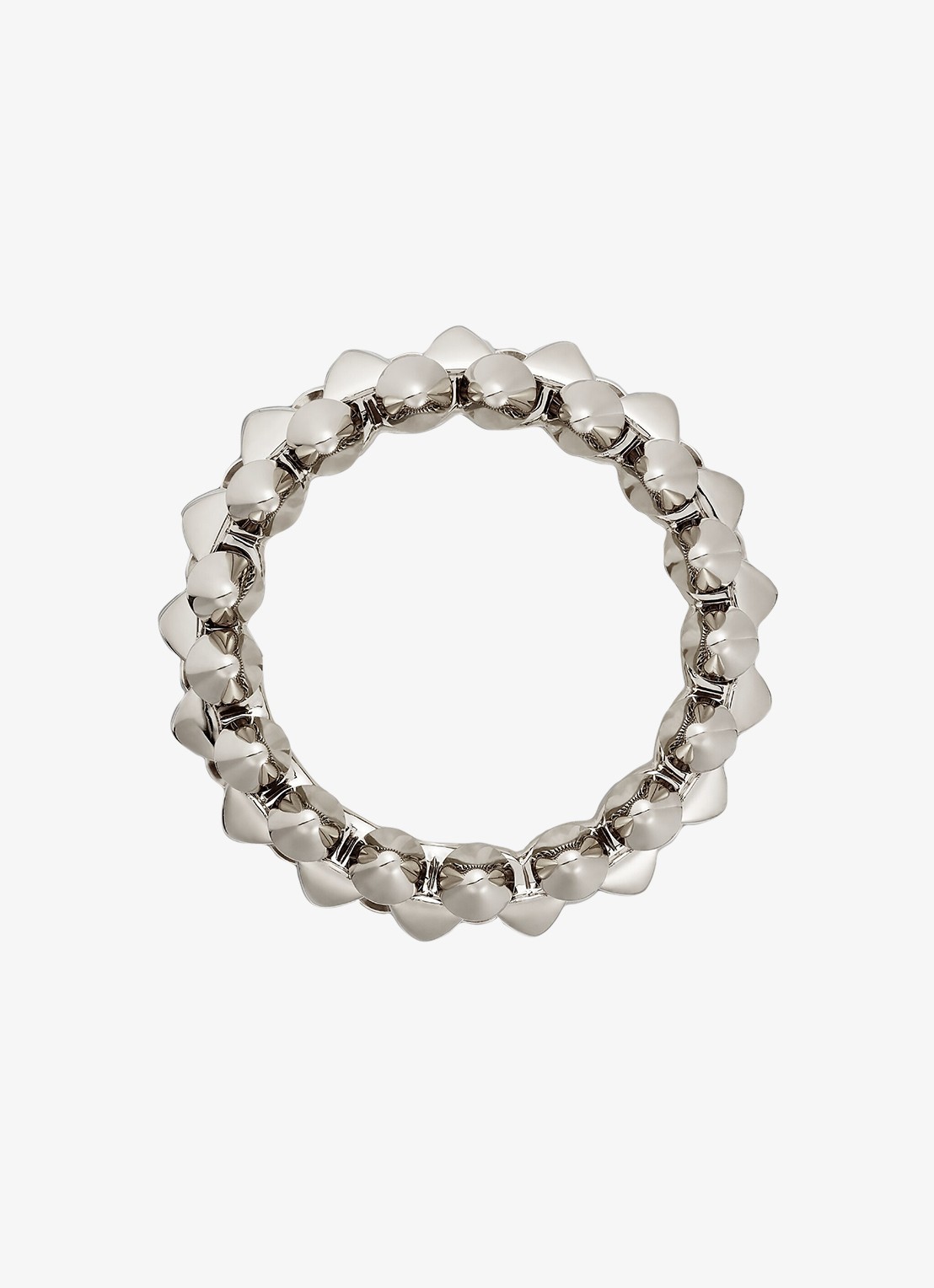 Cartier Clash de Cartier ring, medium model van 18 karaat witgoud CRB42311 - detail 4 witgoud