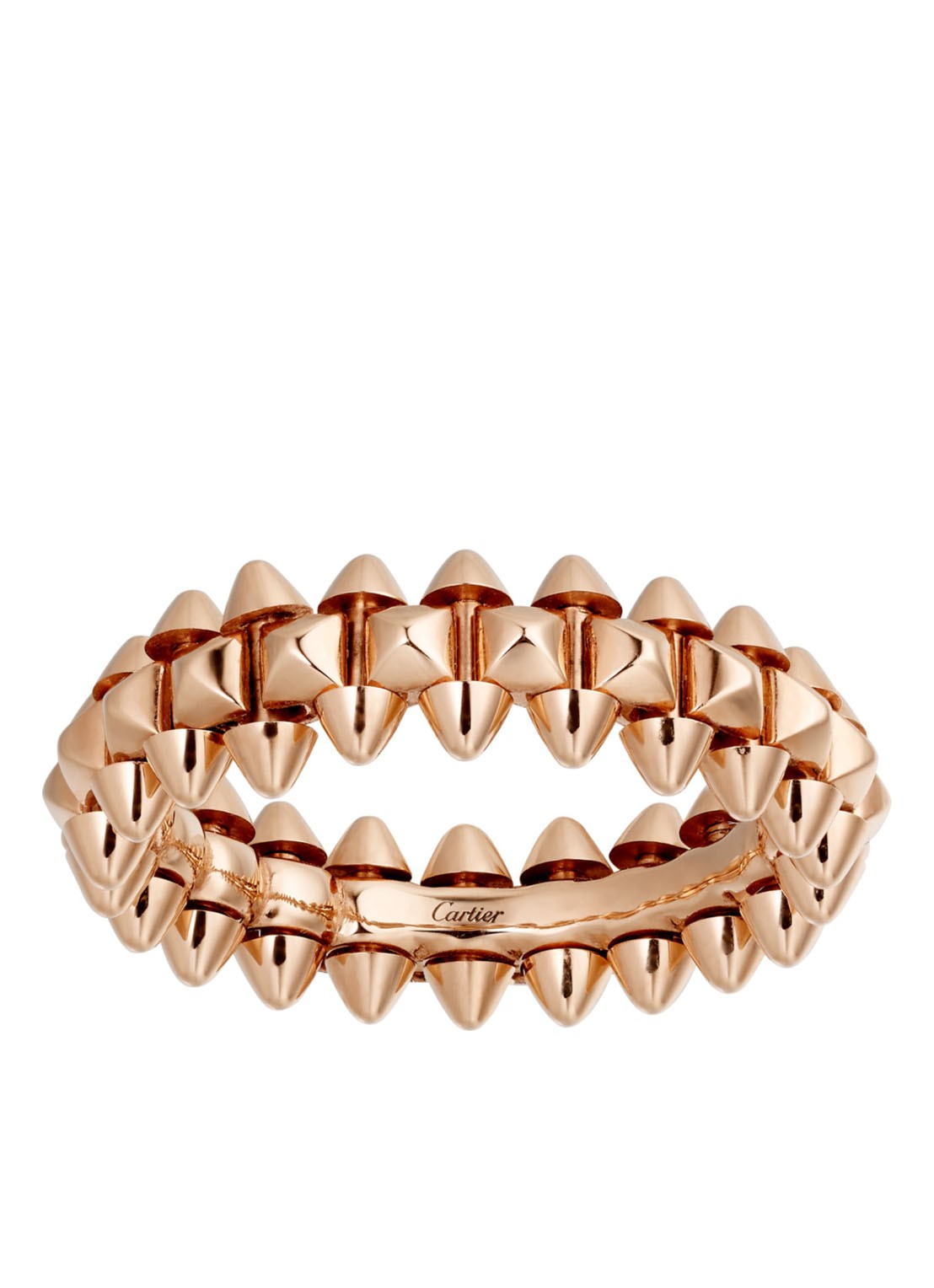 Cartier Clash de Cartier ring, small model van 18 karaat roségoud CRB42298 - voorkant 5 roségoud
