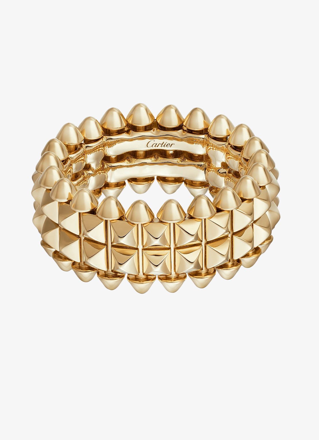 Cartier Clash de Cartier ring van 18 karaat geelgoud CRB42383 - voorkant 7 geelgoud