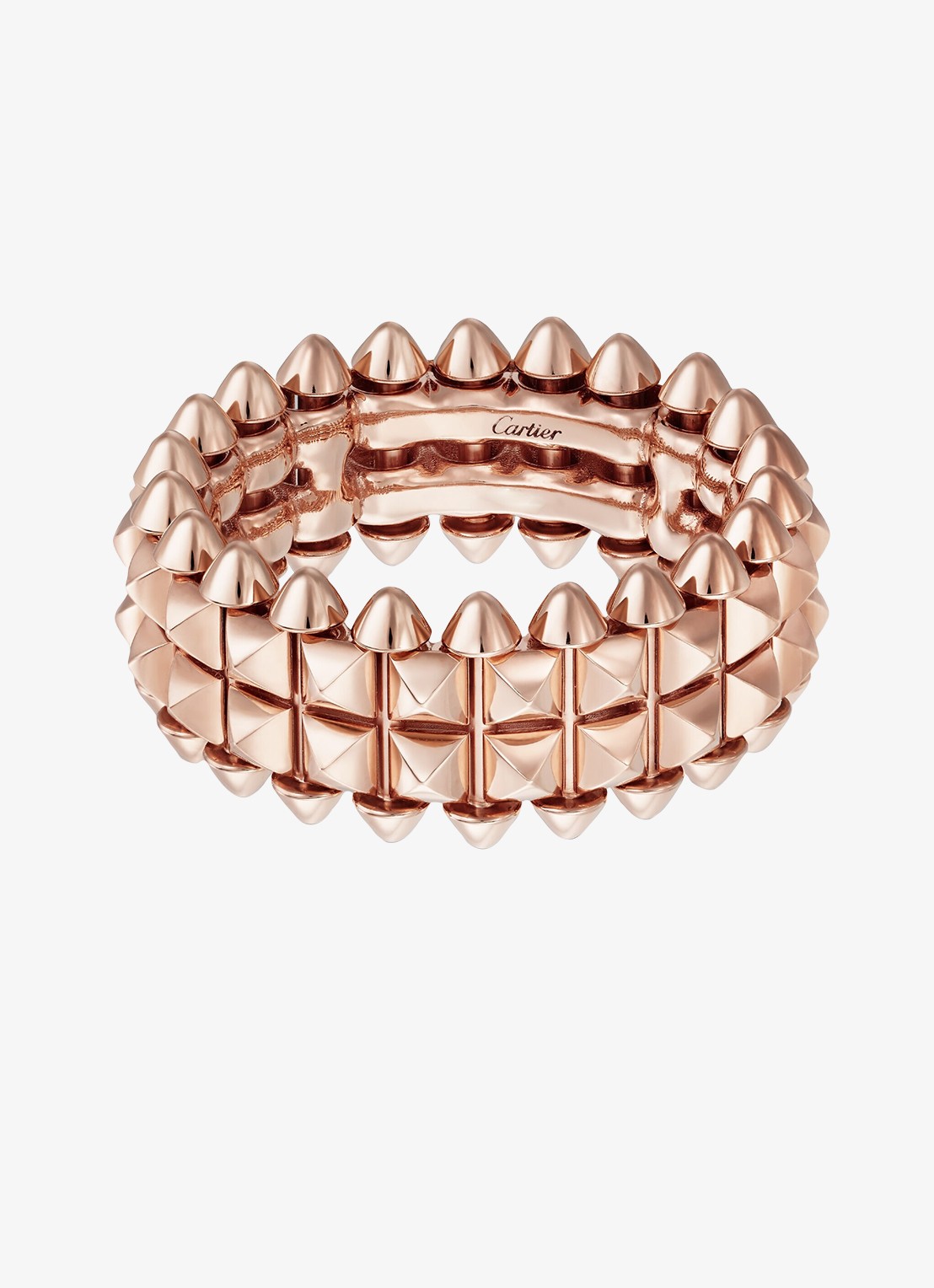 Cartier Clash de Cartier ring van 18 karaat roségoud CRB42378 - voorkant 7 roségoud