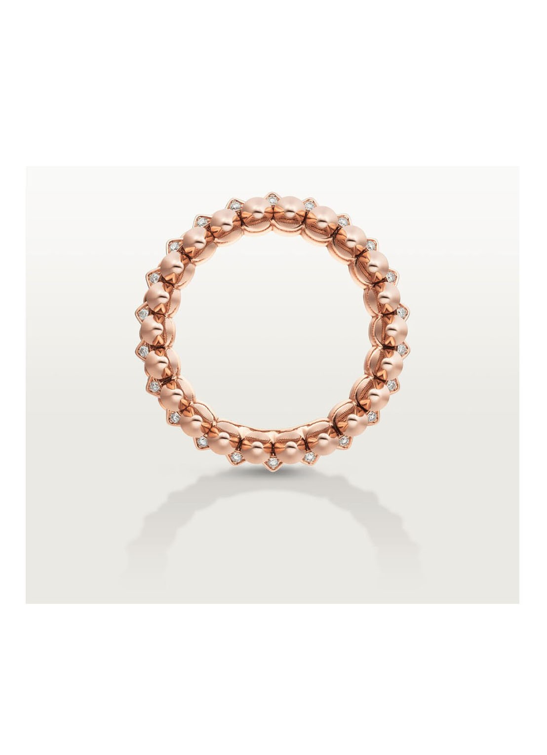Cartier Clash de Cartier ring van 18 karaat roségoud met diamanten CRB4237953 - detail 5 roségoud