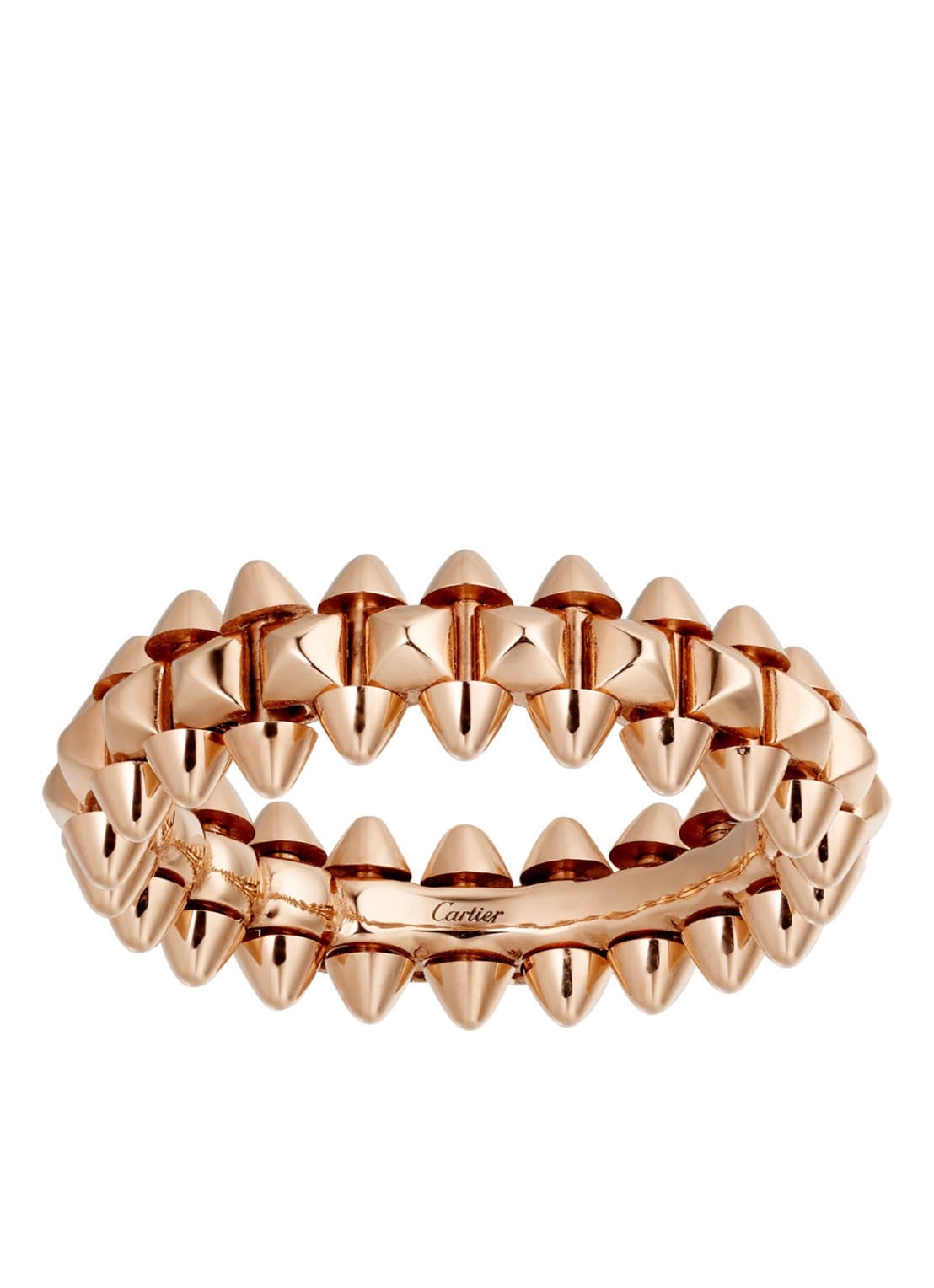 Cartier Clash de Cartier ring van 18k roségoud CRB4229800 - voorkant roségoud