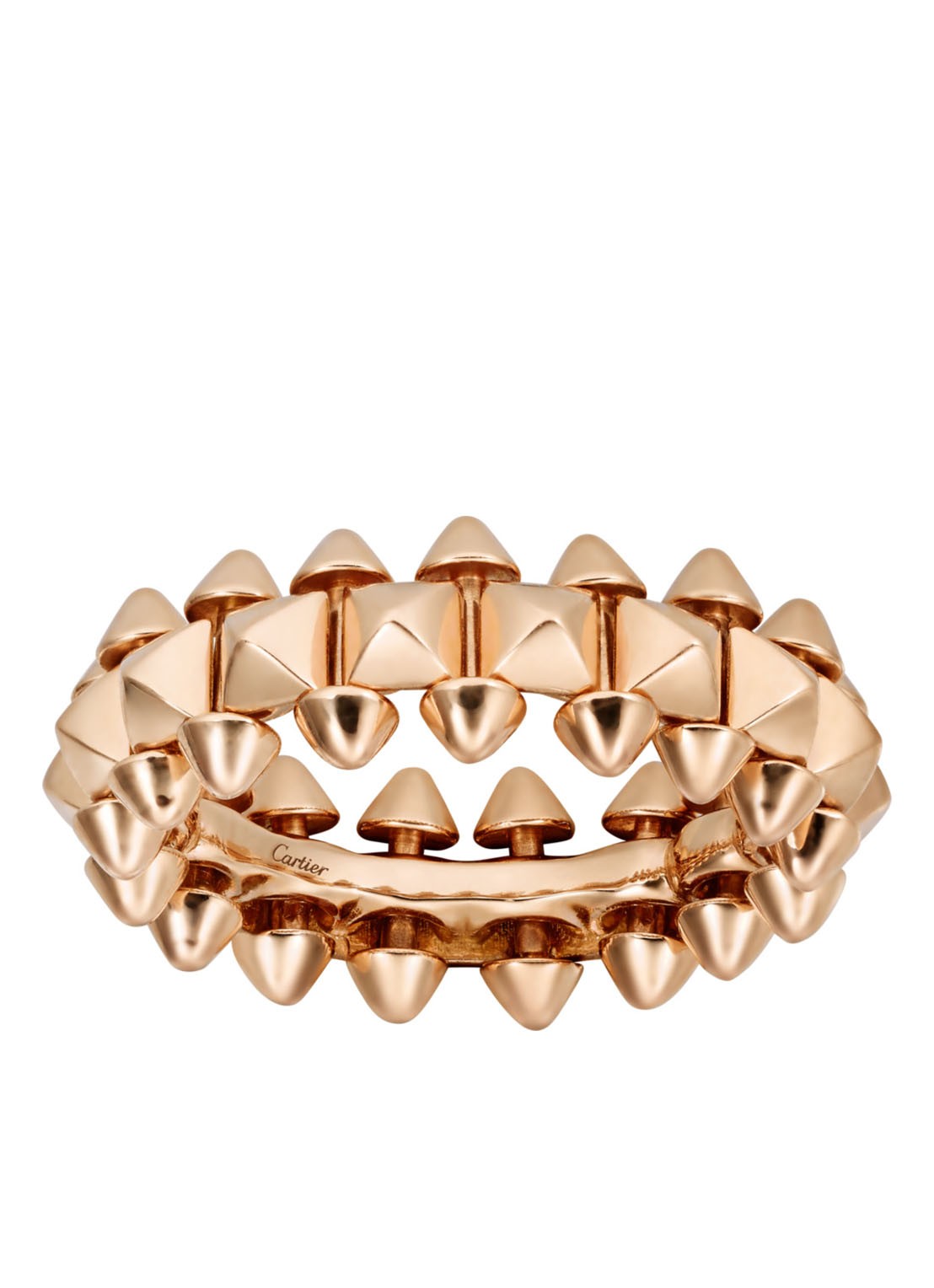 Cartier Clash de Cartier ring van 18k roségoud CRB4229900 - voorkant 5 roségoud