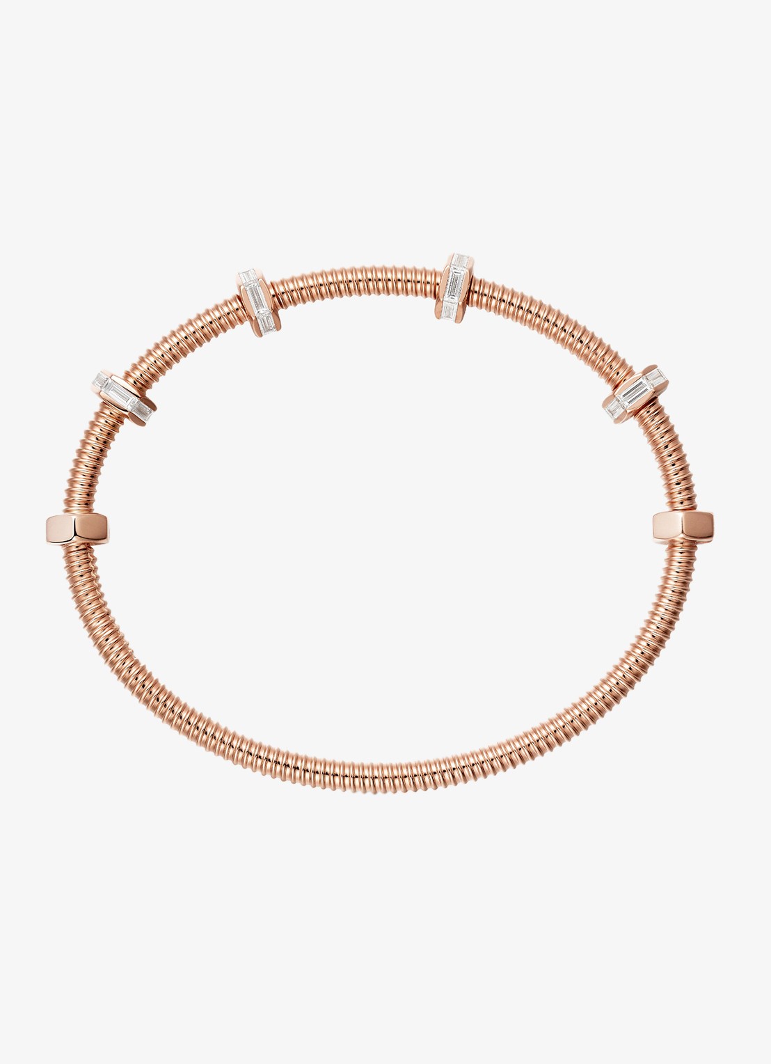 Cartier Écrou de Cartier armband van 18 karaat roségoud met 1.29 ct diamant CRN67145 - achterkant 6 roségoud