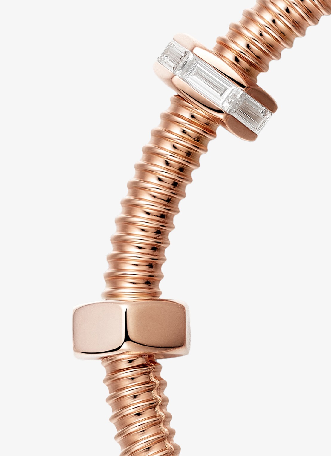 Cartier Écrou de Cartier armband van 18 karaat roségoud met 1.29 ct diamant CRN67145 - detail roségoud