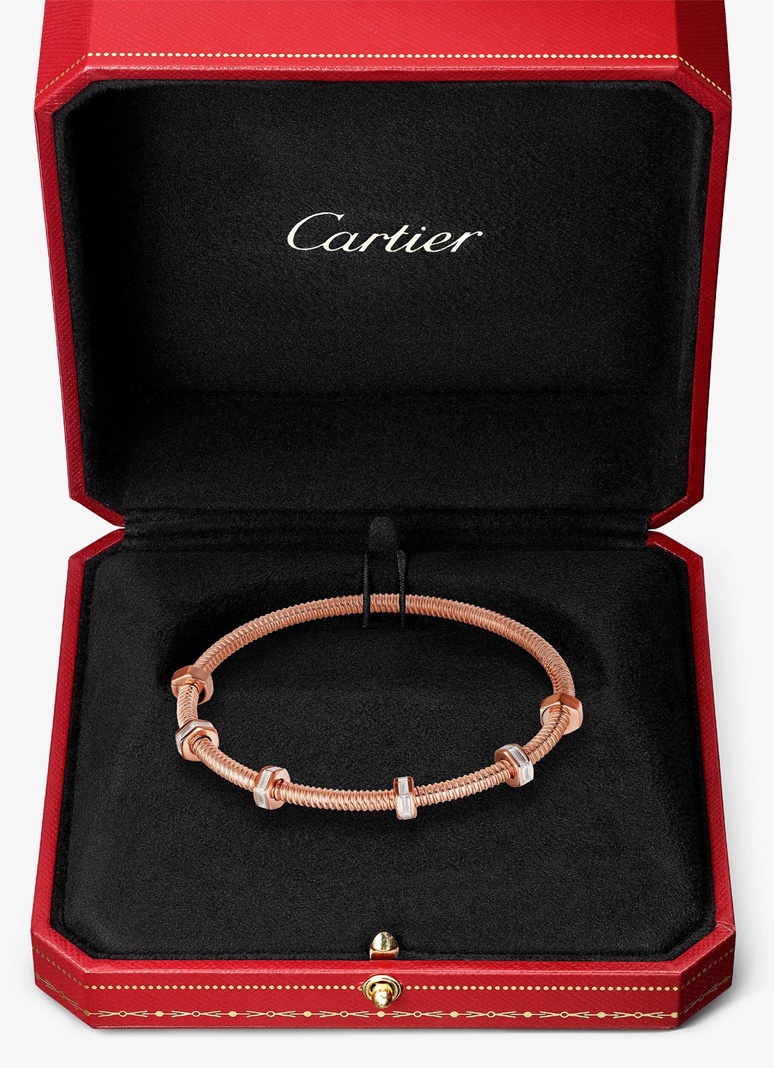 Cartier Écrou de Cartier armband van 18 karaat roségoud met 1.29 ct diamant CRN67145 - detail 4 roségoud