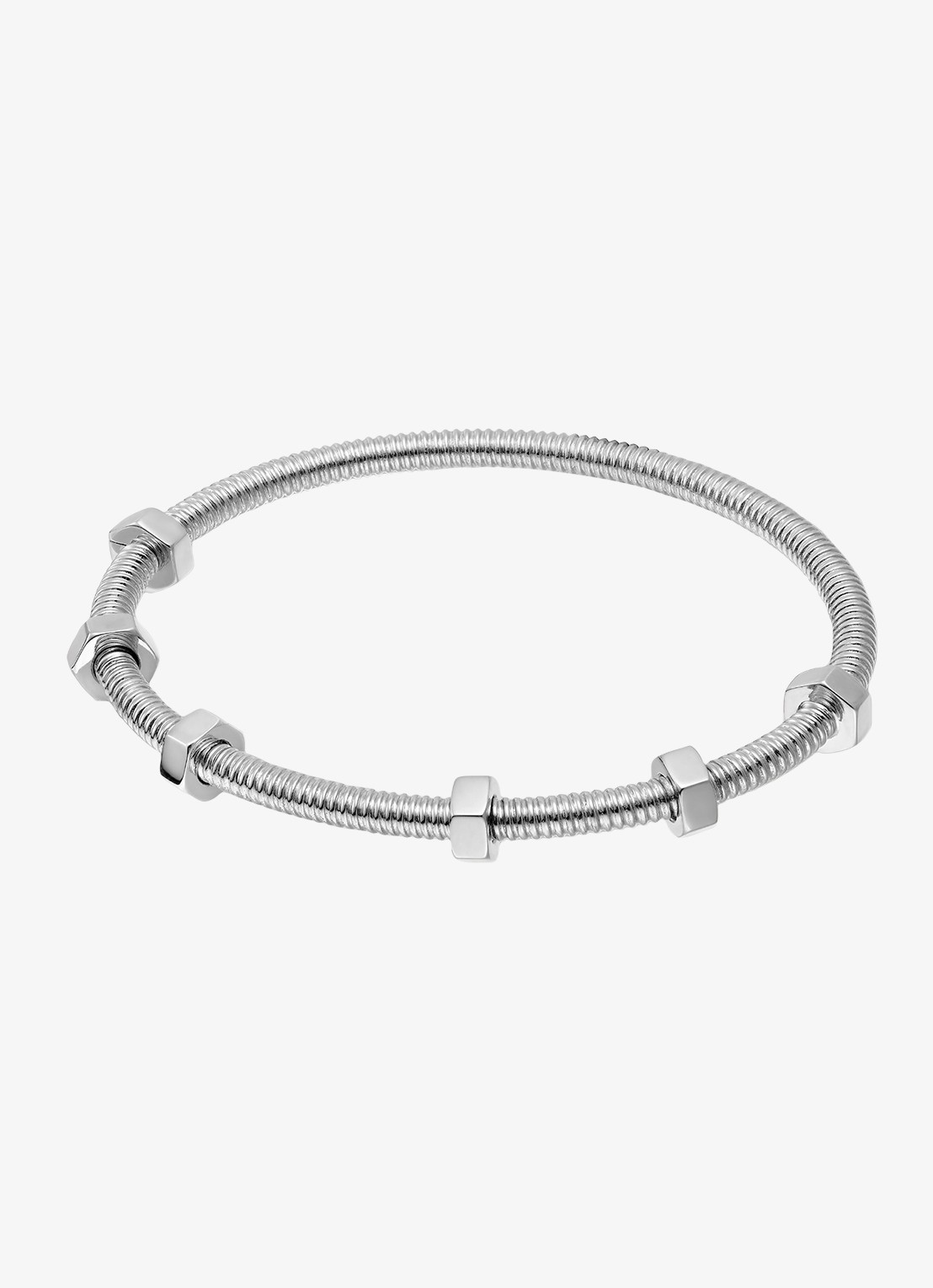 Cartier Écrou de Cartier bangle, van 18 karaat witgoud CRB6049617 - detail 2 witgoud