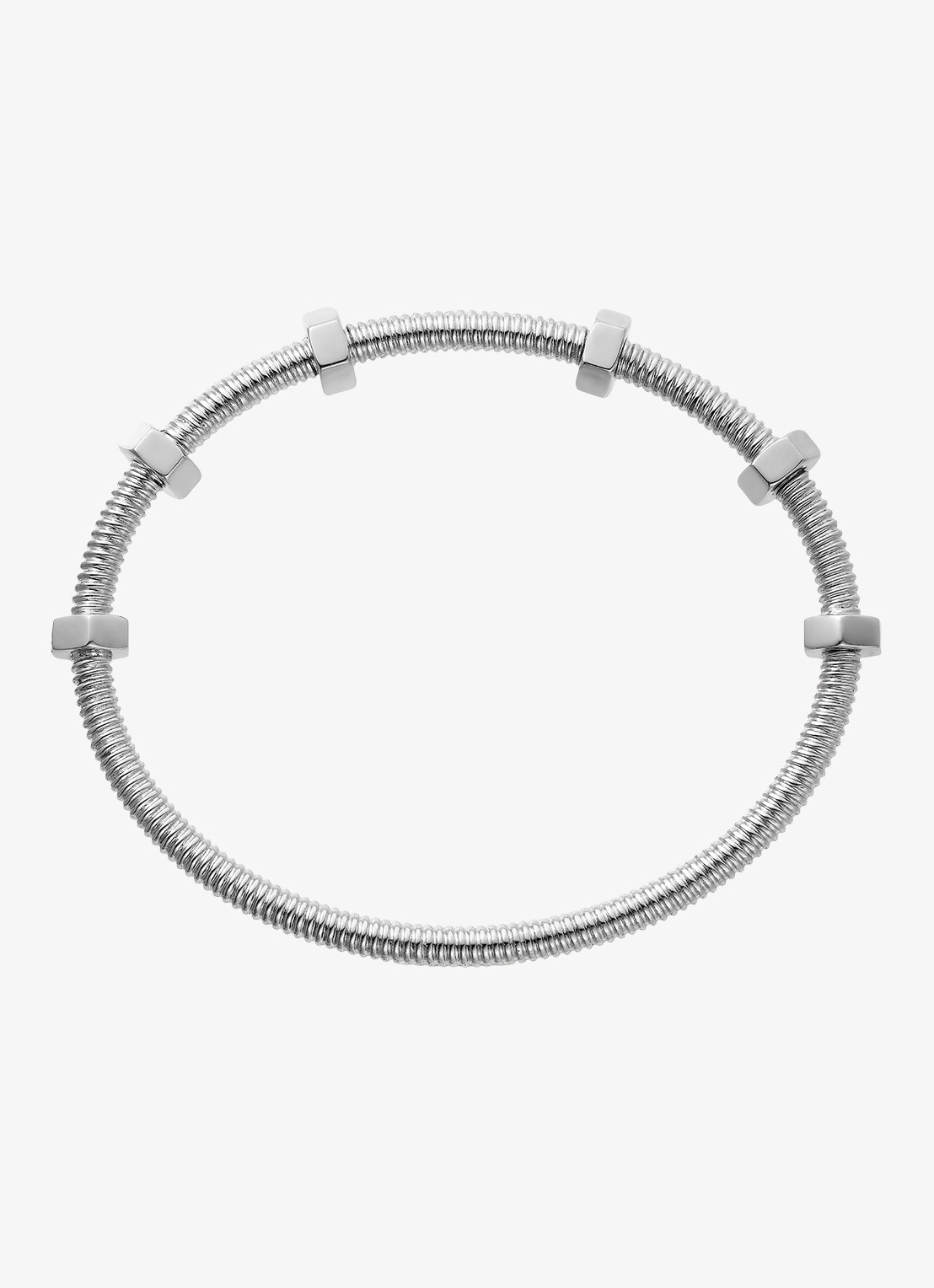 Cartier Écrou de Cartier bangle, van 18 karaat witgoud CRB6049617 - detail 4 witgoud