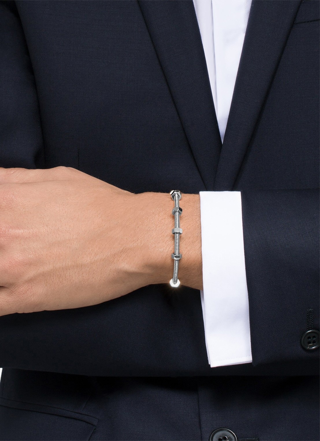 Cartier Écrou de Cartier bangle, van 18 karaat witgoud CRB6049617 - voorkant 8 witgoud