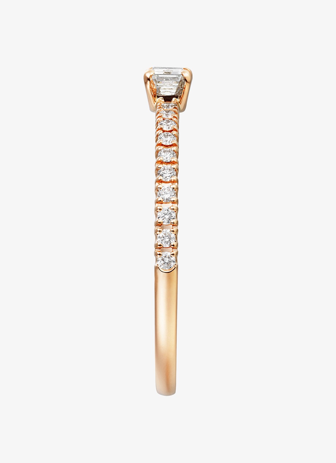 Cartier Étincelle de Cartier ring van 18 karaat roségoud met 0.10 ct diamant CRB42167 - detail roségoud