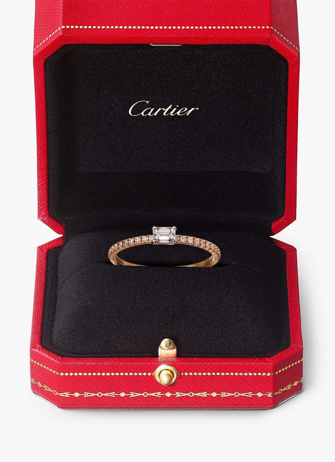 Cartier Étincelle de Cartier ring van 18 karaat roségoud met 0.10 ct diamant CRB42167 - detail 5 roségoud