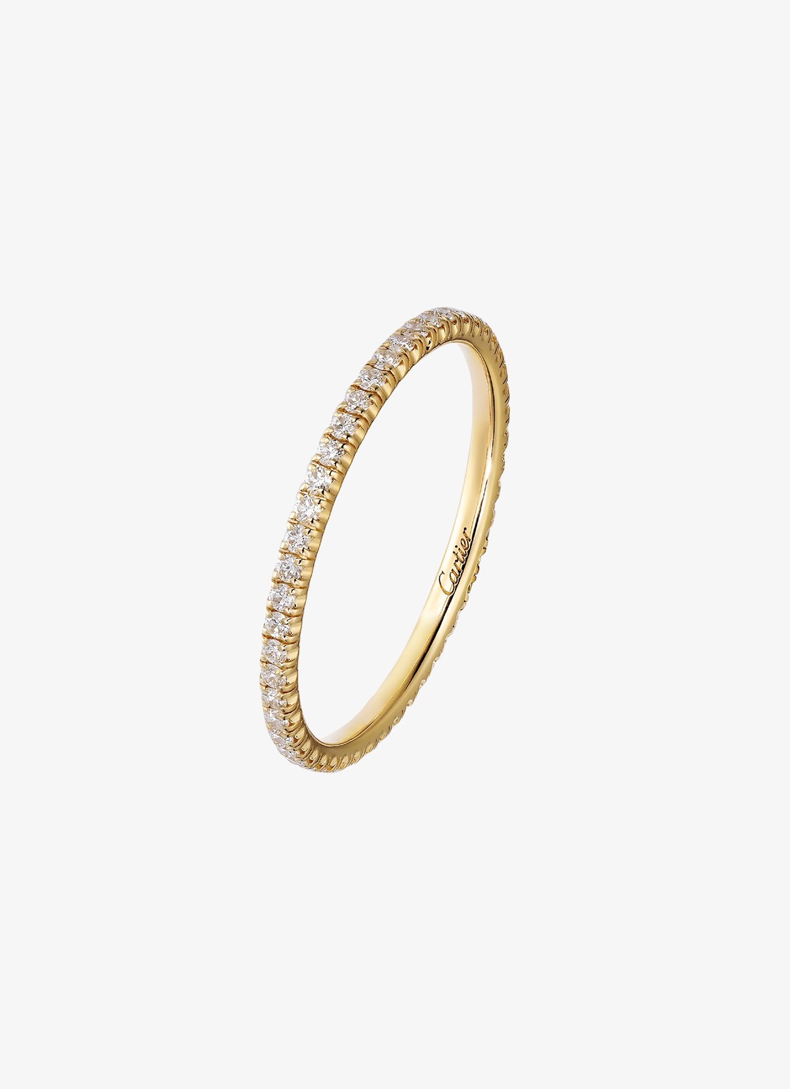 Cartier Etincelle de Cartier trouwring van 18 karaat geelgoud met 0.22 ct diamant CRB4212000 - detail 2 geelgoud