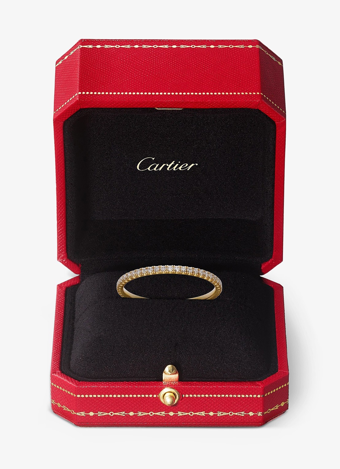 Cartier Etincelle de Cartier trouwring van 18 karaat geelgoud met 0.22 ct diamant CRB4212000 - detail 3 geelgoud