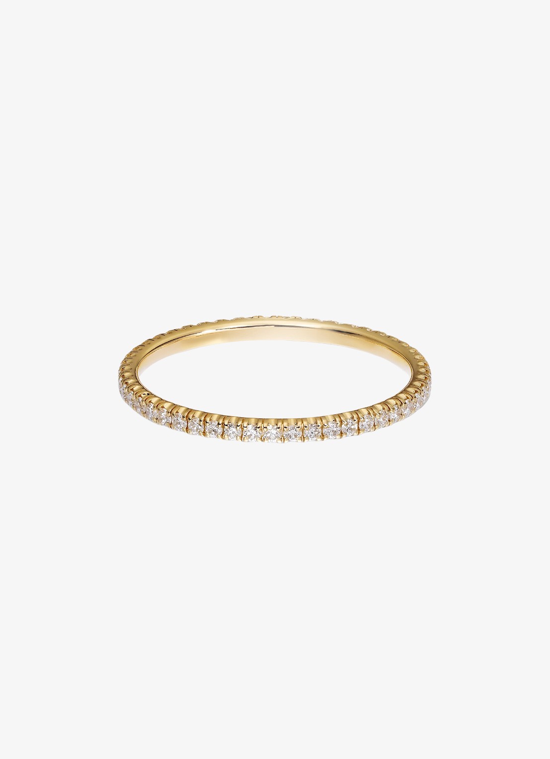Cartier Etincelle de Cartier trouwring van 18 karaat geelgoud met 0.22 ct diamant CRB4212000 - voorkant 6 geelgoud
