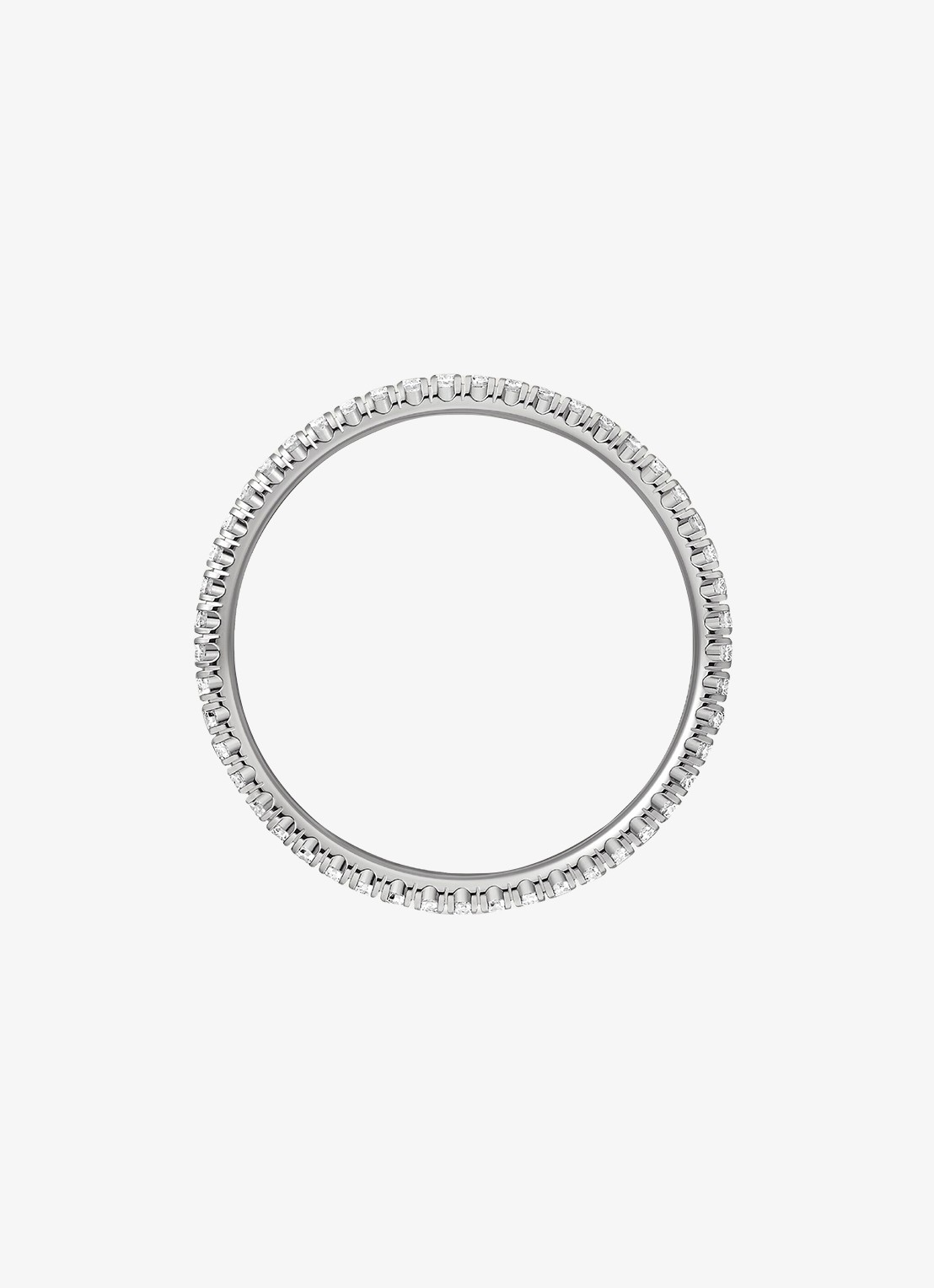 Cartier Etincelle de Cartier trouwring, van 18 karaat witgoud met 0.22 ct diamant CRB4210400 - detail 2 witgoud