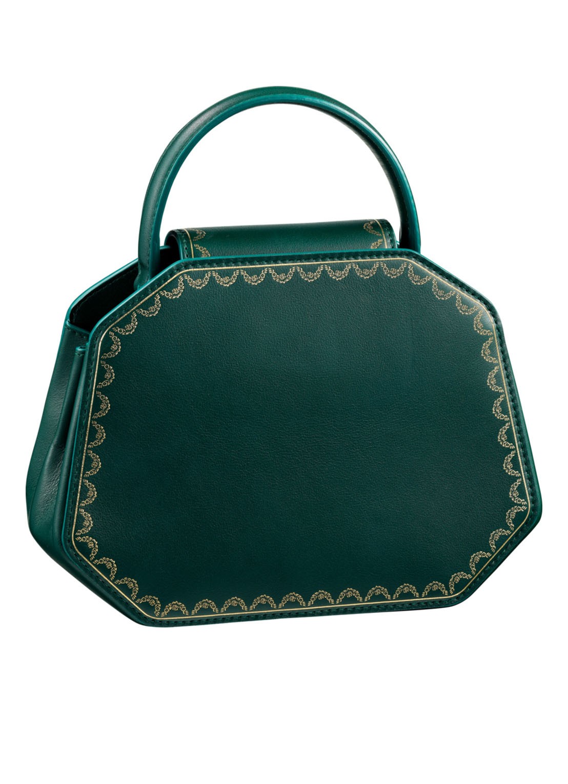 Cartier Guirlande de Cartier mini handtas van kalfsleer - detail 3 groen