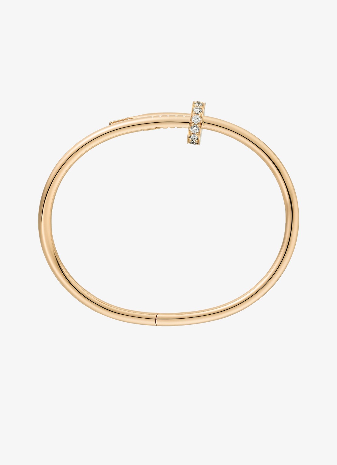 Cartier Juste un Clou armband, klassiek model van 18 karaat geelgoud met 0.58 ct diamant CRB60486 - detail 2 geelgoud