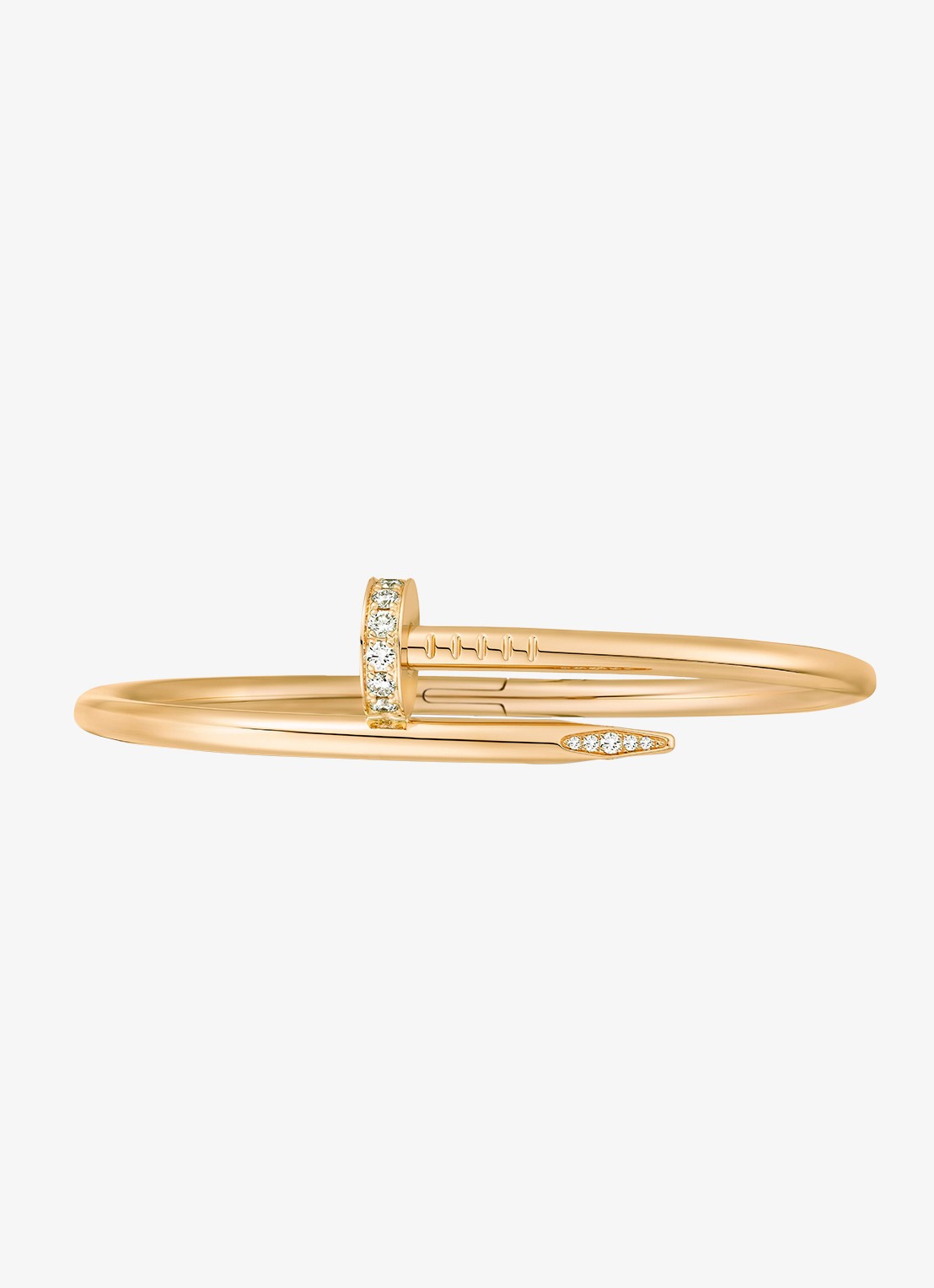 Cartier Juste un Clou armband, klassiek model van 18 karaat geelgoud met 0.58 ct diamant CRB60486 - detail 3 geelgoud