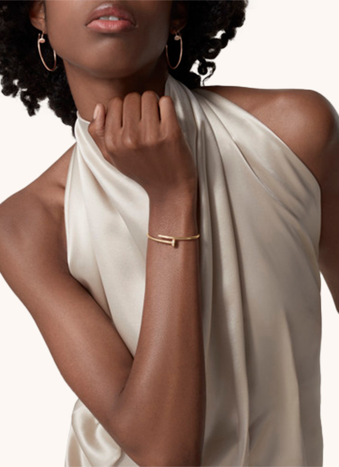 Cartier Juste un Clou armband, klein model, diamanten CRB6066117 - voorkant 2 geelgoud