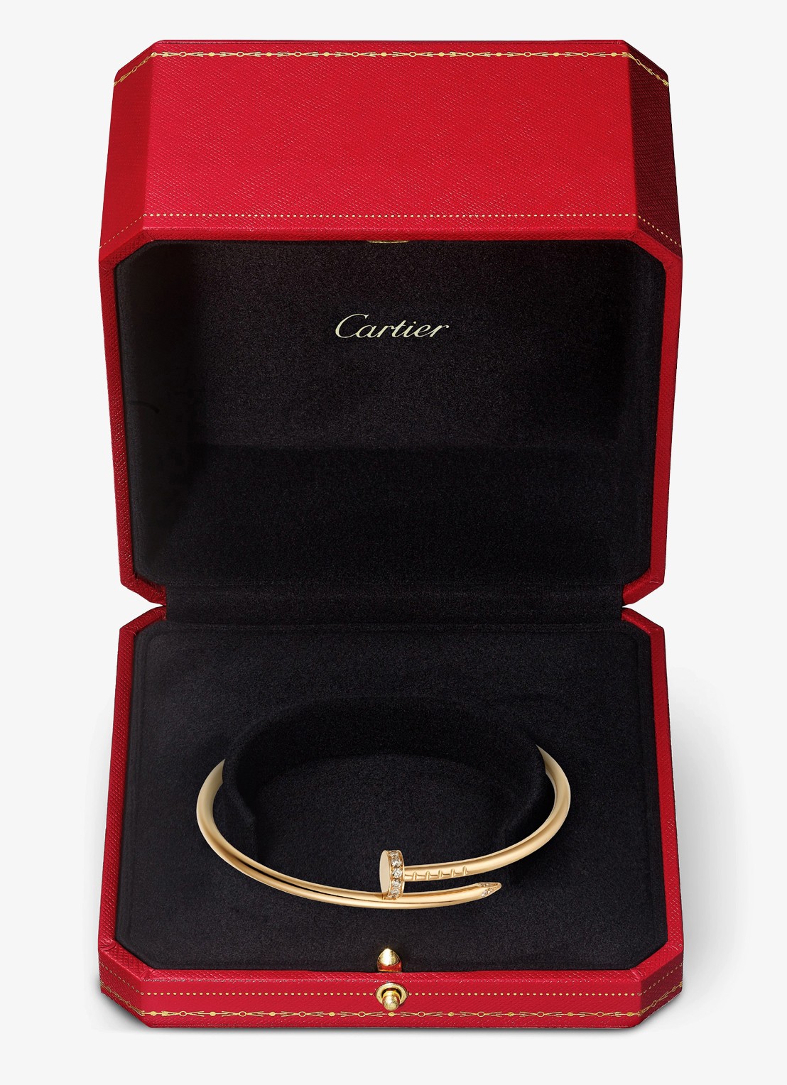 Cartier Juste un Clou armband, klein model van 18 karaat geelgoud met 0.18 ct diamant CRB6066117 - detail 7 geelgoud