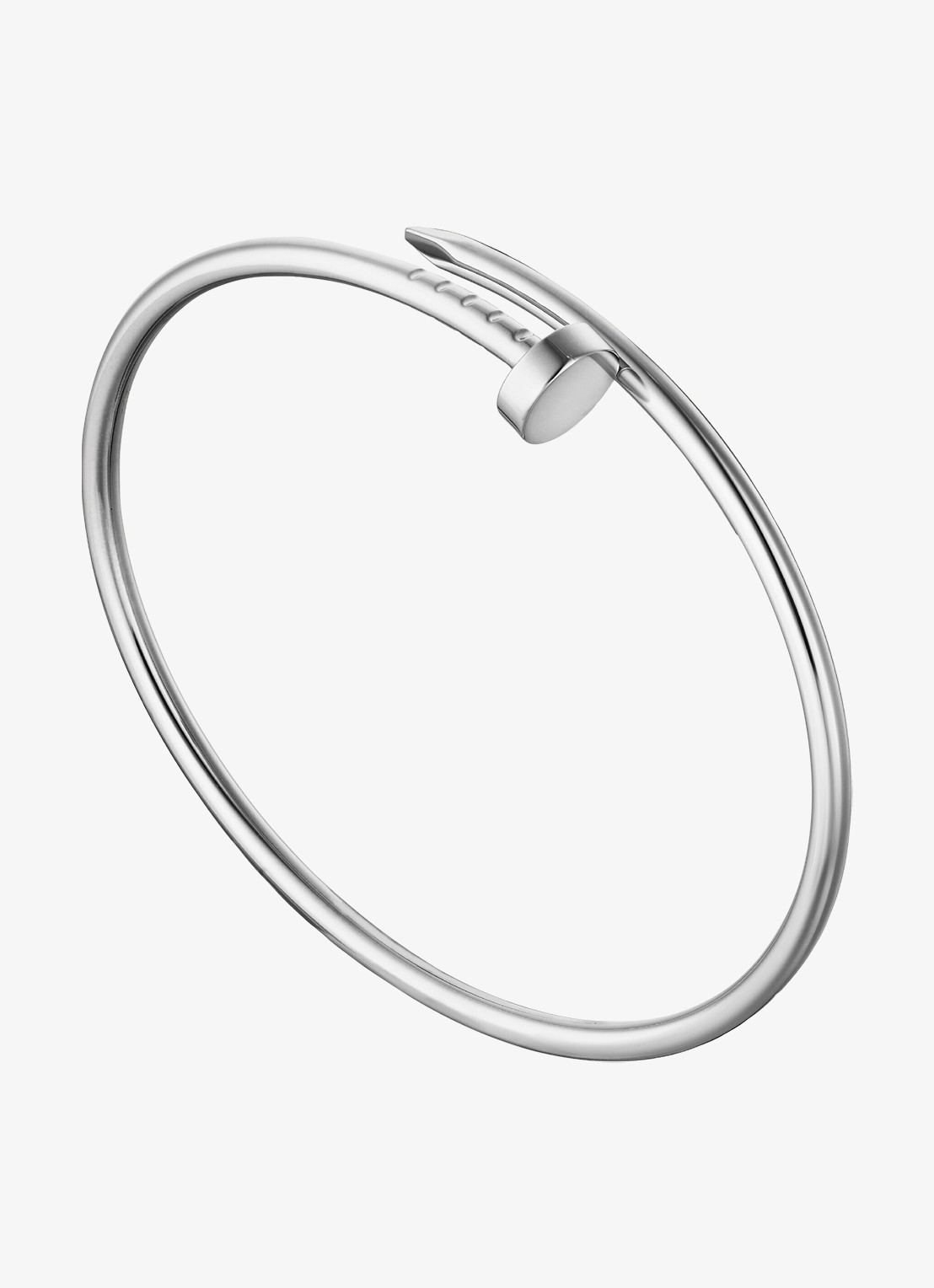 Cartier Juste un Clou armband, klein model van 18 karaat witgoud CRB6083917 - voorkant witgoud