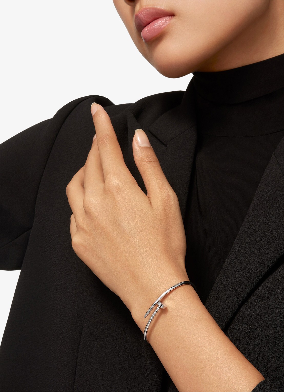 Cartier Juste un Clou armband, klein model van 18 karaat witgoud CRB6083917 - voorkant 2 witgoud