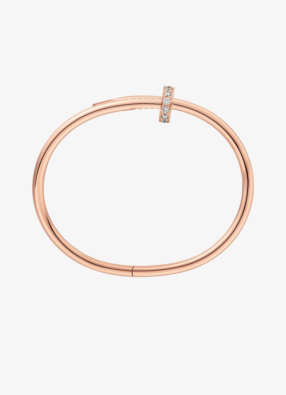 Cartier Juste un Clou armband van 18 karaat roségoud met 0.58 ct diamant CRB60485 - detail 2 roségoud