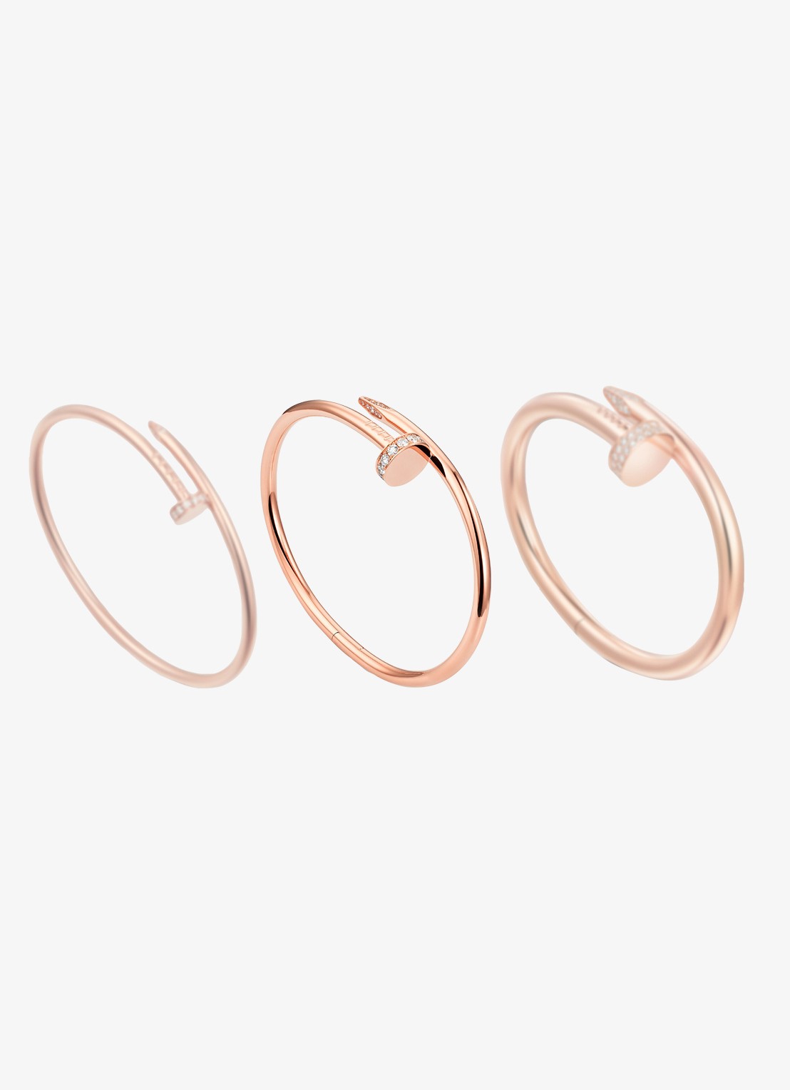 Cartier Juste un Clou armband van 18 karaat roségoud met 0.58 ct diamant CRB60485 - detail 4 roségoud