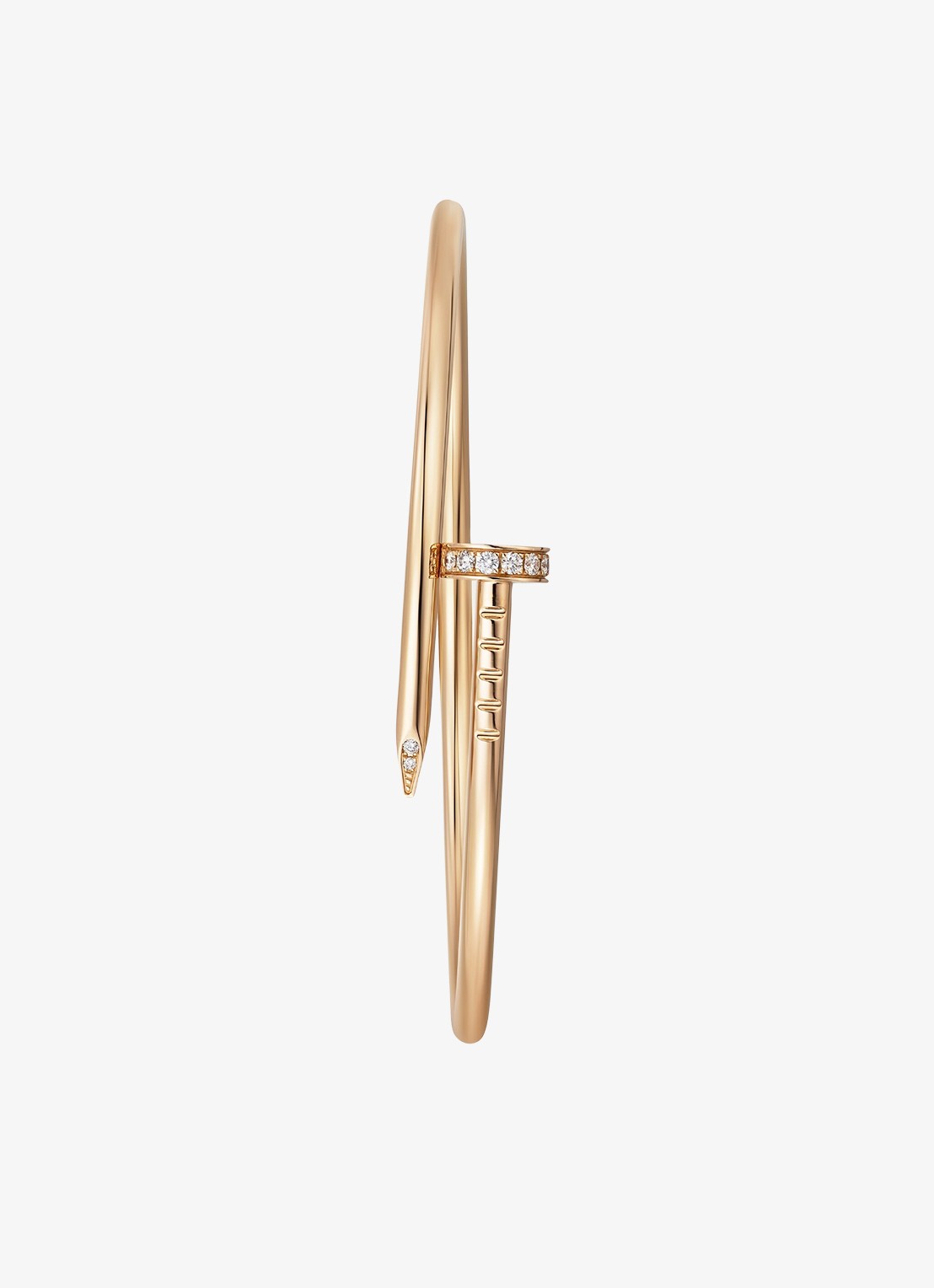 Cartier Juste un Clou bangle, klein model van 18 karaat geelgoud met 0.18 ct diamant CRB6066117 - detail 3 geelgoud