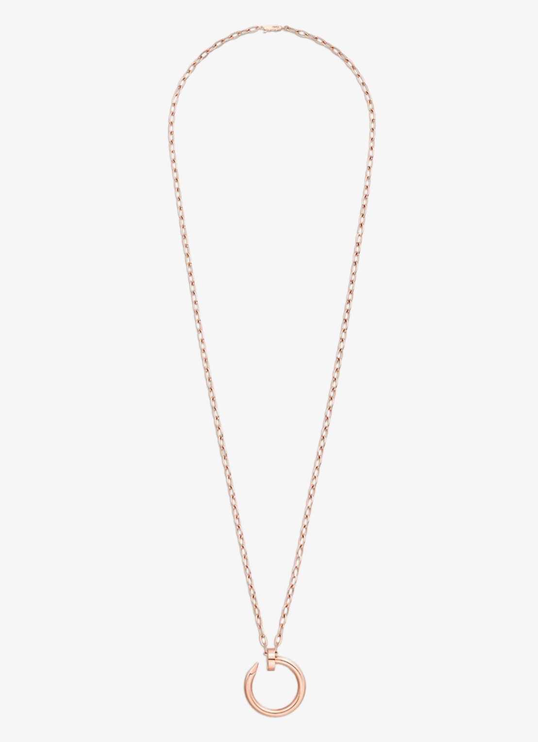 Cartier Juste un Clou ketting van 18 karaat roségoud CRN7424509 - voorkant 6 roségoud